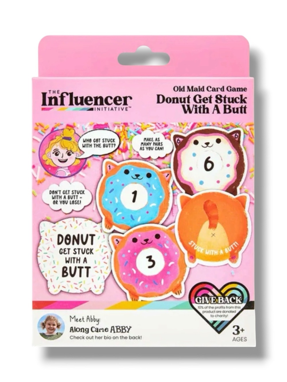 The Influencer Initiative "Donut Get Stuck With A Butt" Card Game - NWT
